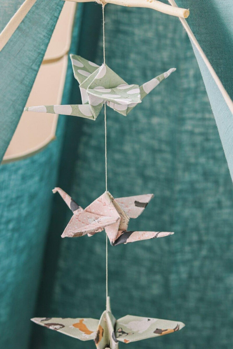 Karuzela dla dzieci origami "Small city"