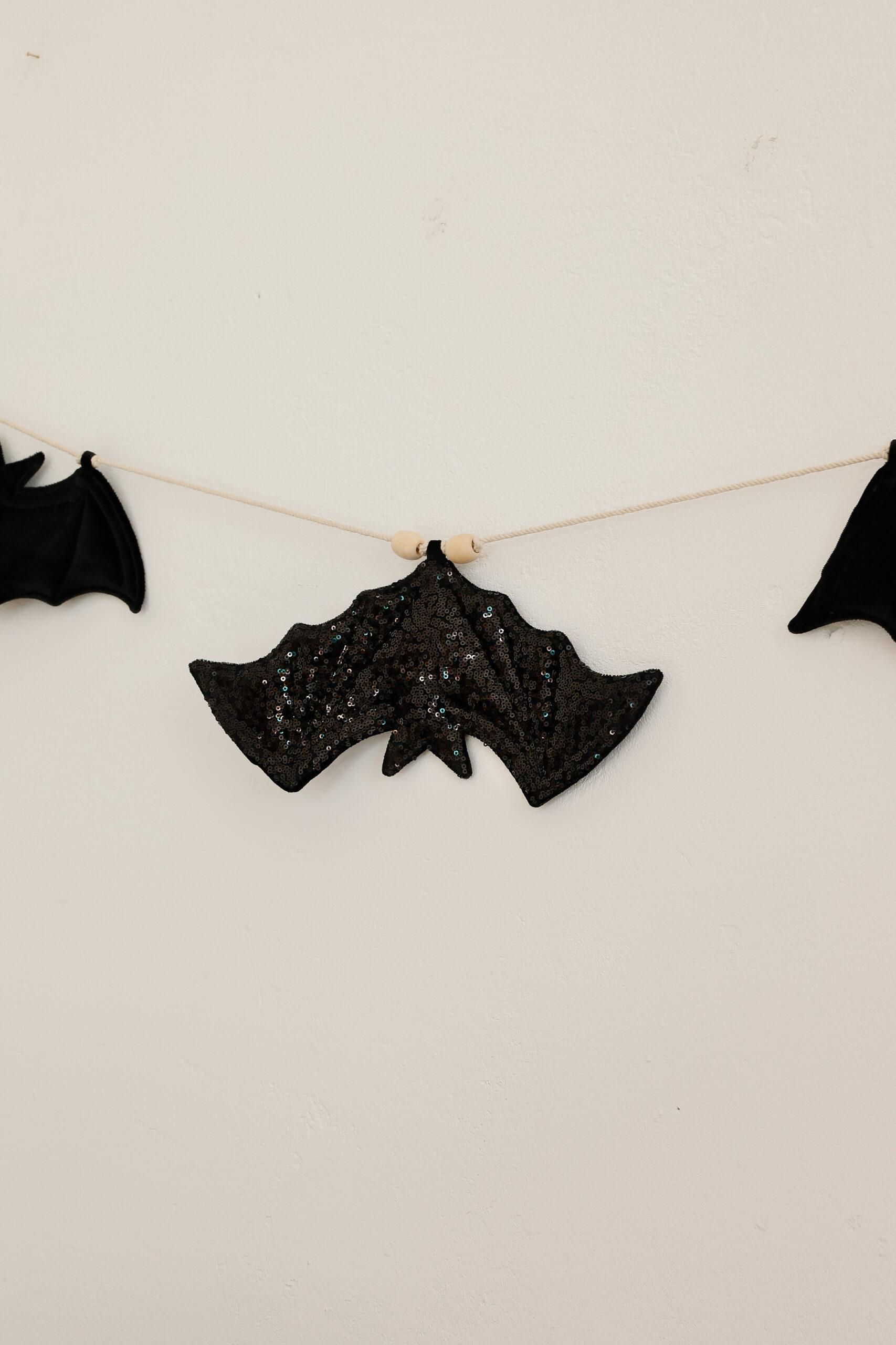 Girlanda dekoracyjna na Halloween "3 nietoperze"