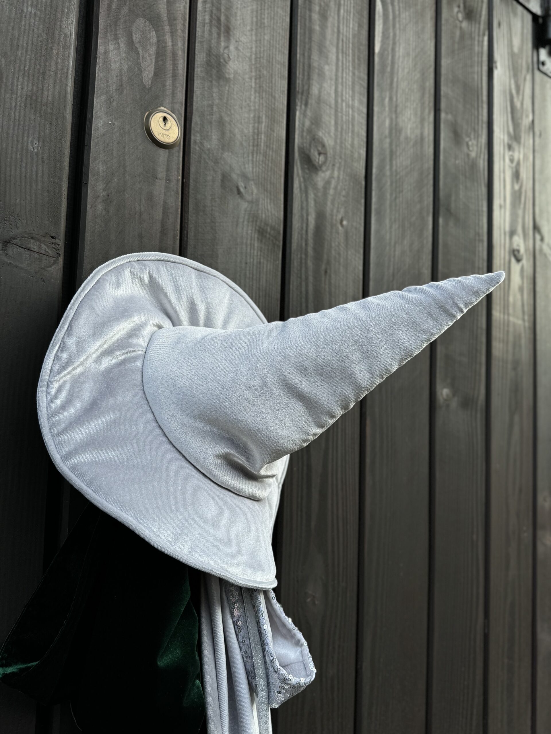 Czapka czarownicy "Srebrny mag"